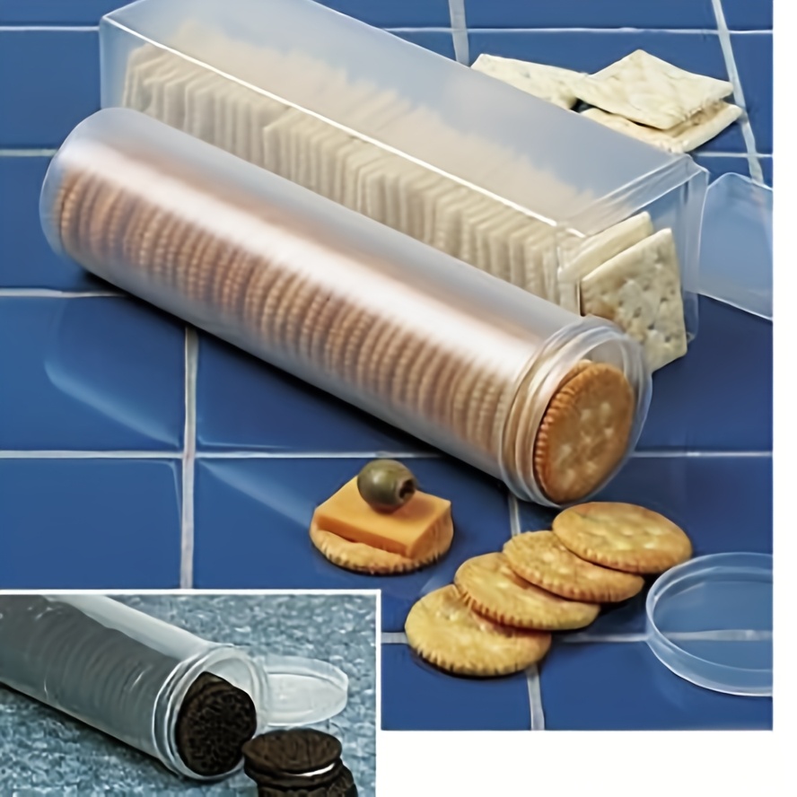 Kitchen Gadgets Organizer - Wadah Penyimpanan Makanan Persegi Panjang Transparan