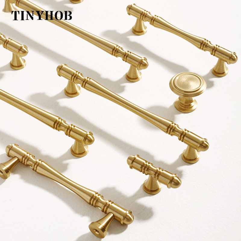 Kitchen Gadgets Gold - Pegangan kabinet emas kenop pintu furnitur