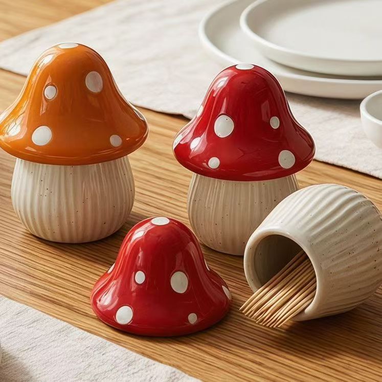 Stoples Keramik Bentuk Jamur K - Kitchen Gadgets Organizer ulasan dan harga