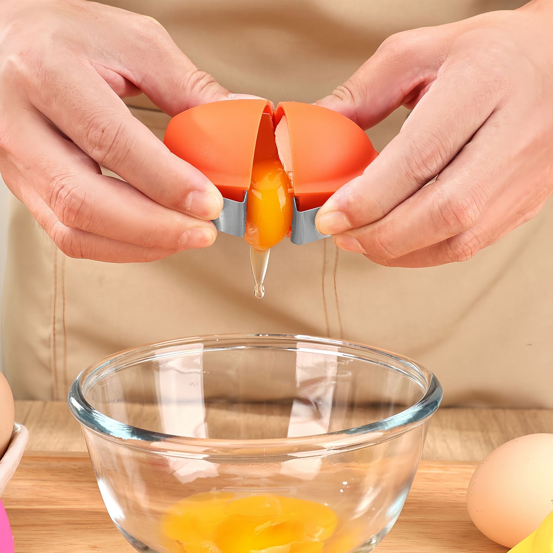 1/3 Buah Pembuka Cangkang Telu - Egg Separator Tool ulasan dan harga