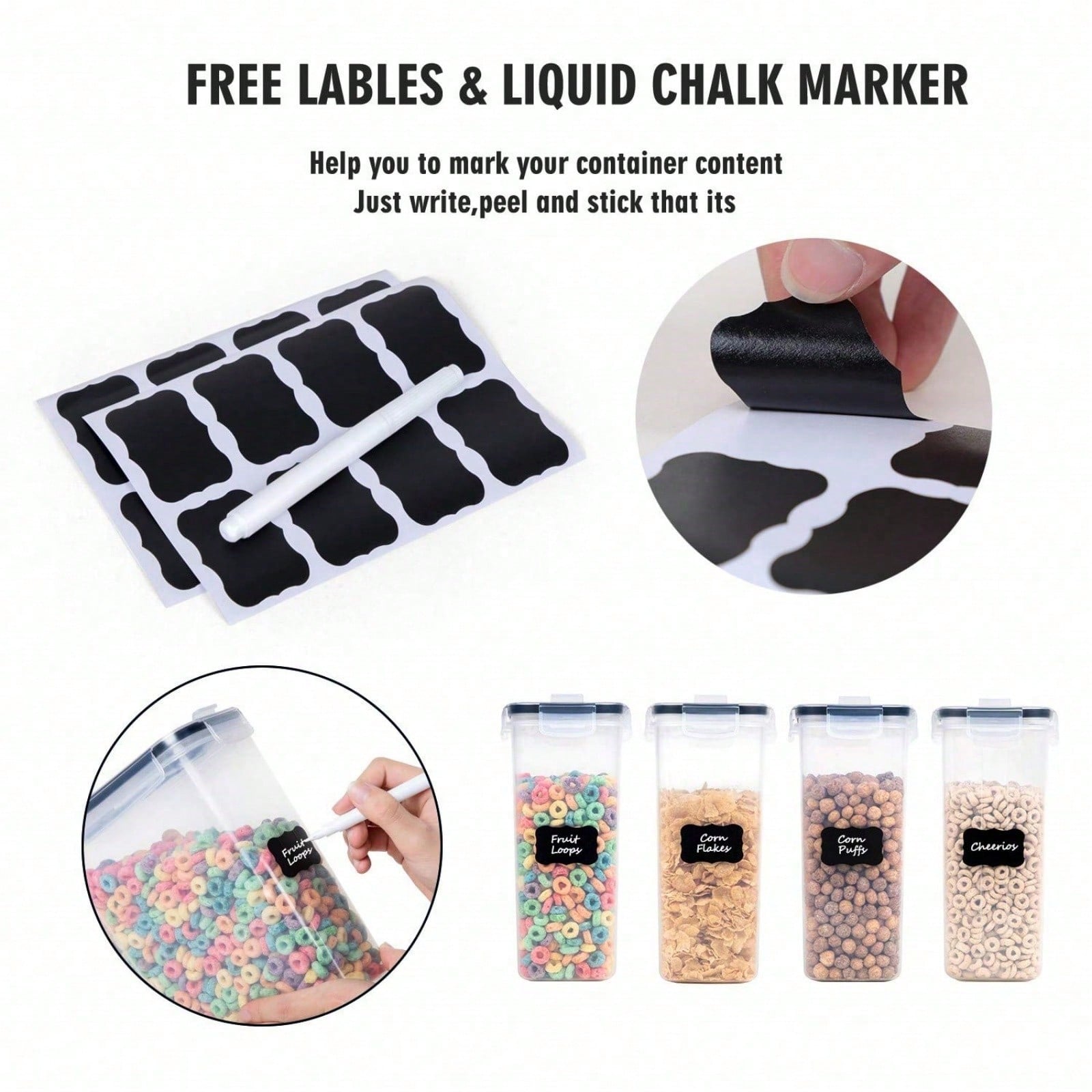 4 Set Wadah Penyimpanan Makana - Kitchen Gadgets Organizer ulasan dan harga