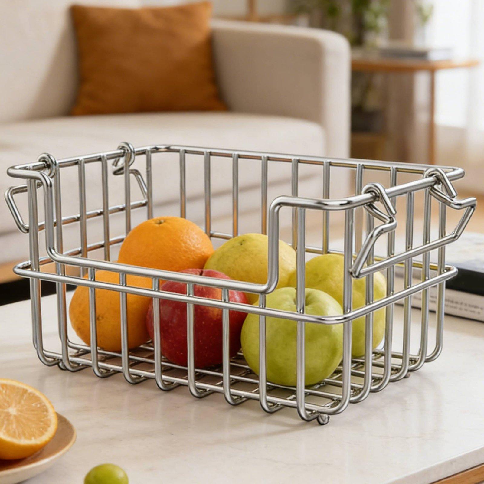 Keranjang Penyimpanan Stainles - Kitchen Gadgets Organizer ulasan dan harga